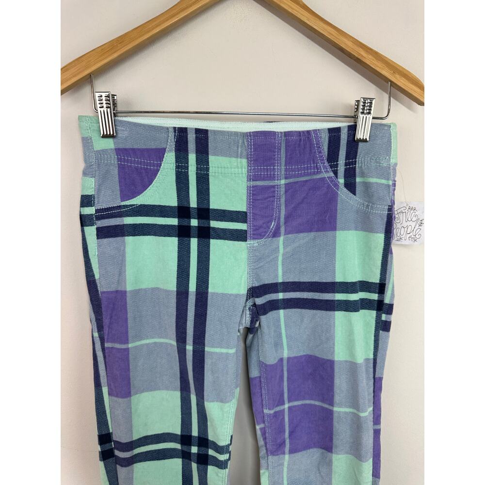 Free People Pull On Corduroy Printed Flares Size 26 NWT Retro Y2K Boho Pants - Picture 9 of 12